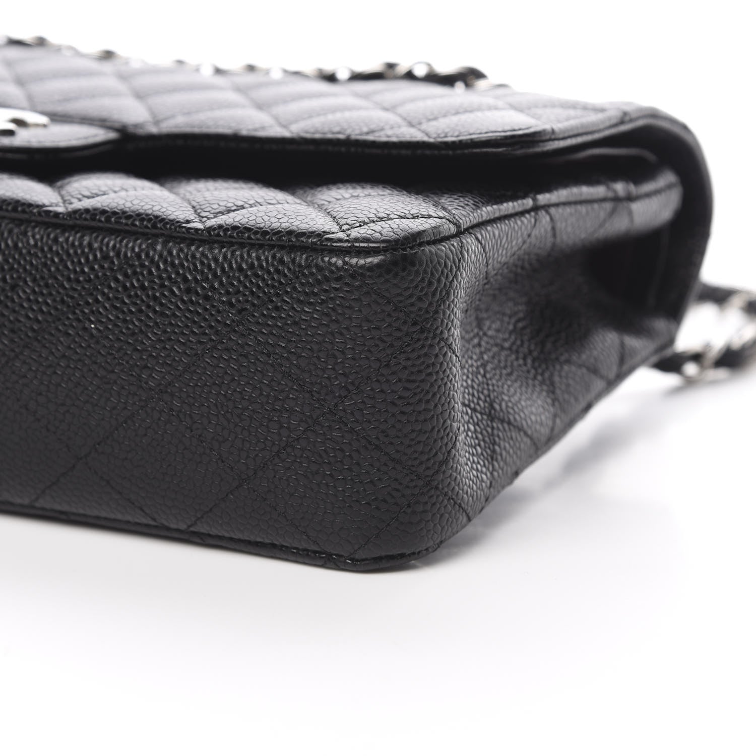 Chanel Caviar Quilted Medium Double Flap Black 10 of 12