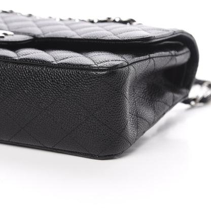 Chanel Caviar Quilted Medium Double Flap Black 10 of 12