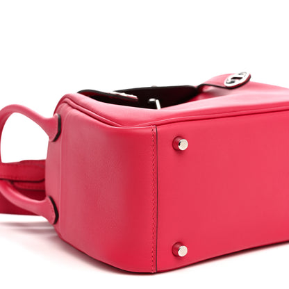 Hermes Swift Verso Mini Lindy 20 Framboise Rouge Sellier 9 of 11