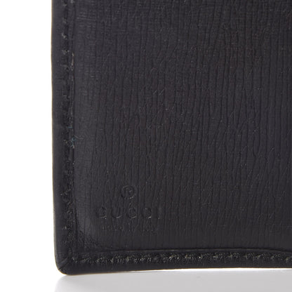 Gucci Calfskin Interlocking G French Wallet Black 6 of 6