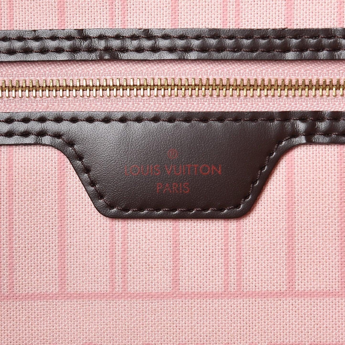 Damier Ebene Neo Neverfull MM Rose Ballerine