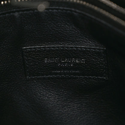 Saint Laurent Cotton Studded Le 5 A 7 Soft Hobo Black 6 of 10