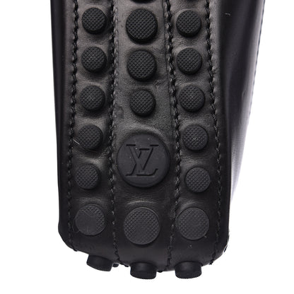 Louis Vuitton Calfskin Oxford Loafers 39.5 Black 8 of 10