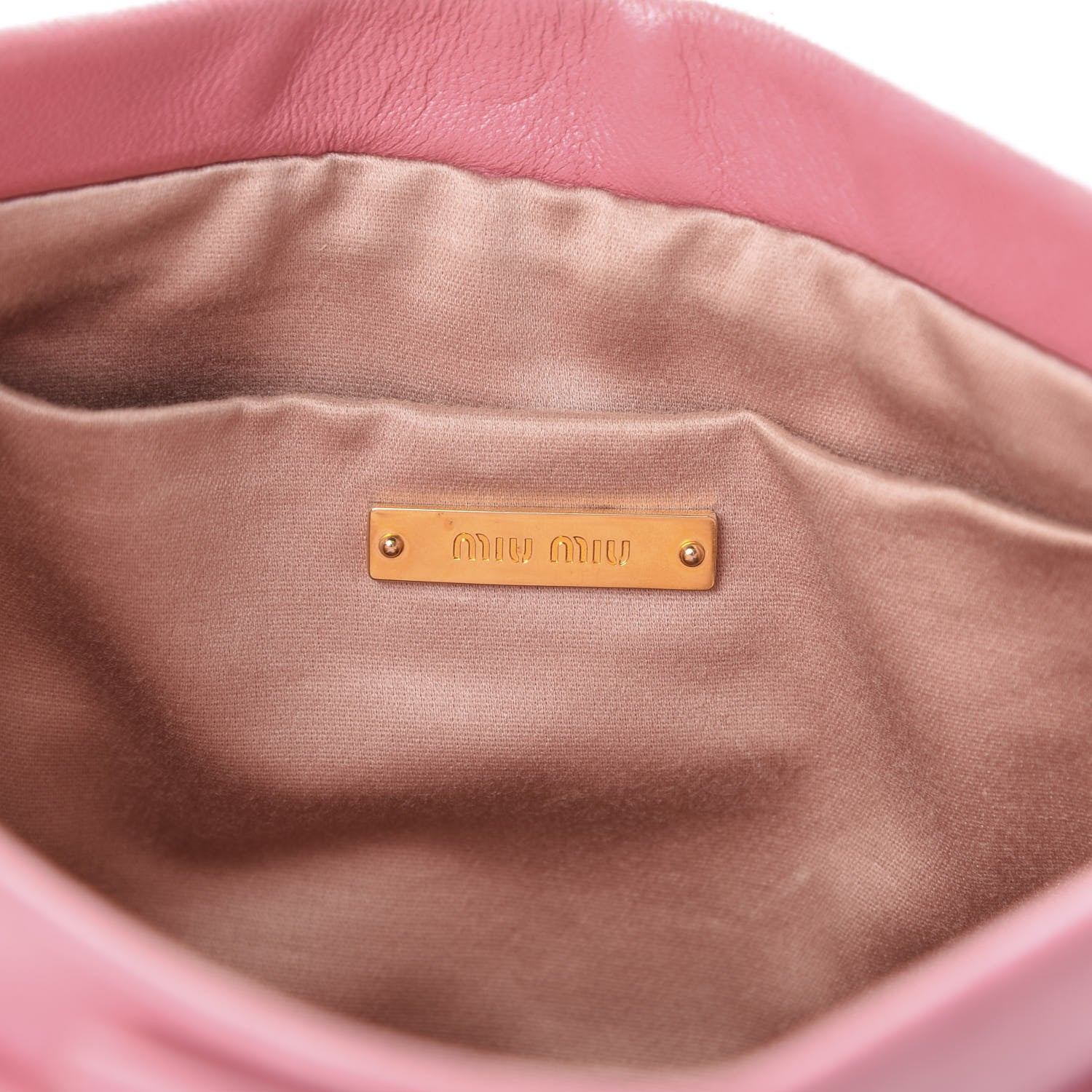 Miu Miu Nappa Matelasse Clutch 5 of 12