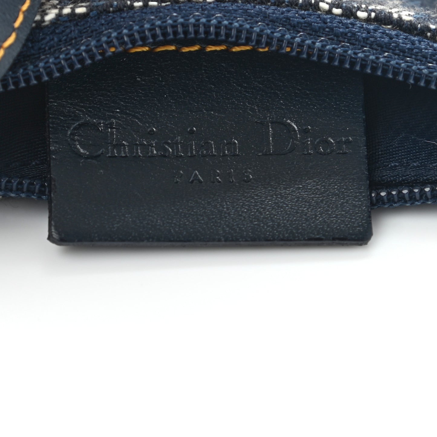 Monogram Saddle Coin Purse Navy