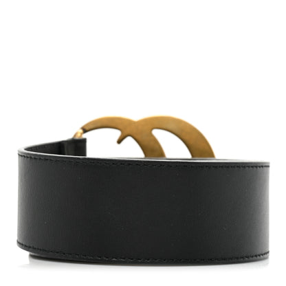 Gucci Calfskin Double G 40mm Belt 80 32 Black 2 of 7