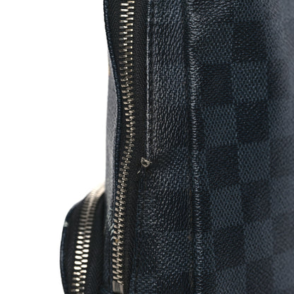 Louis Vuitton Damier Graphite World Map Avenue Sling Backpack 10 of 12