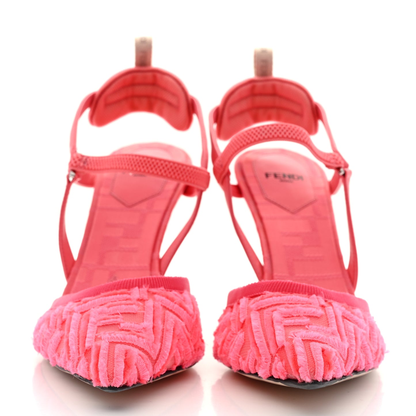 Mesh FF Fray Colibri Lite 85mm Slingback Pumps 38 Kissed