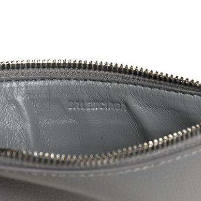 Balenciaga Calfskin Logo Embossed Small Tool 2.0 North-South Tote Balenciaga Grey 11 of 12