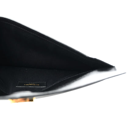 Saint Laurent Grain De Poudre Uptown Pouch Black 5 of 8