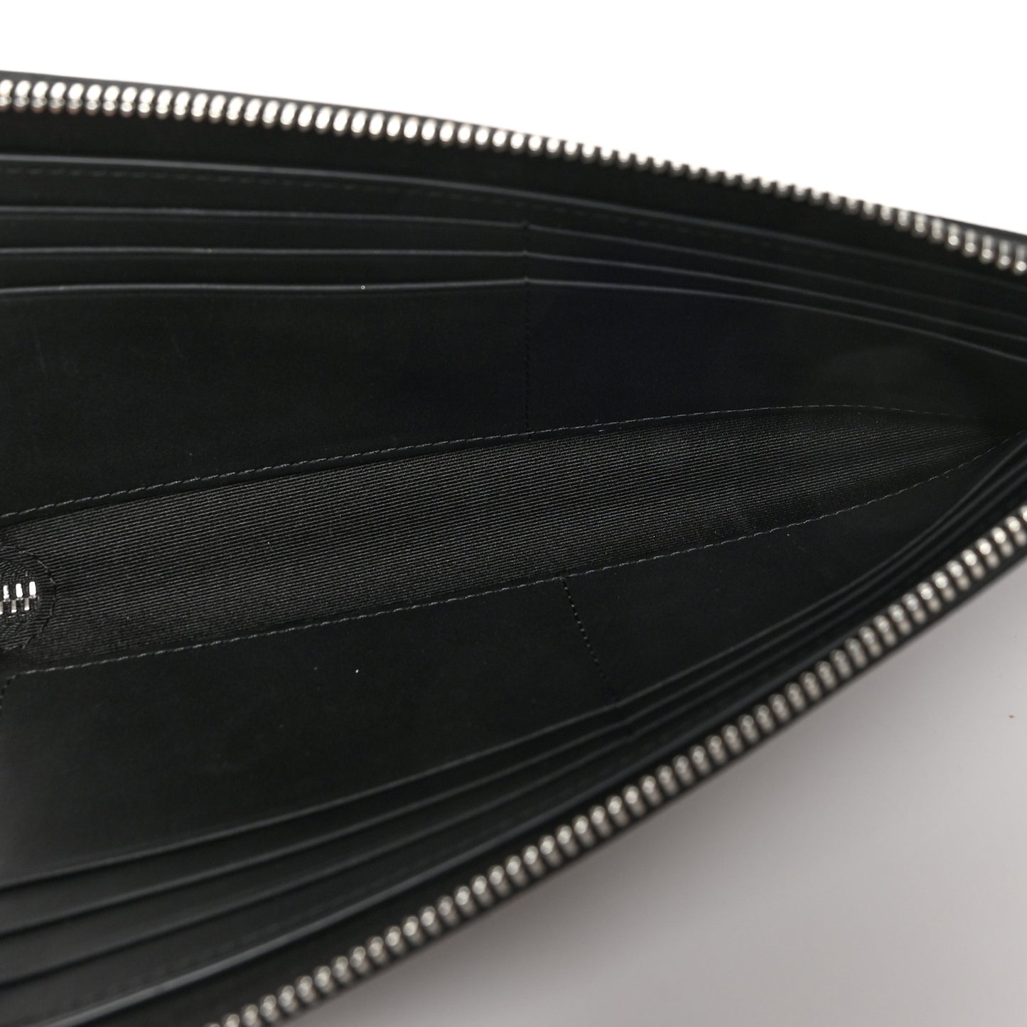 London Check Large Travel Wallet Black