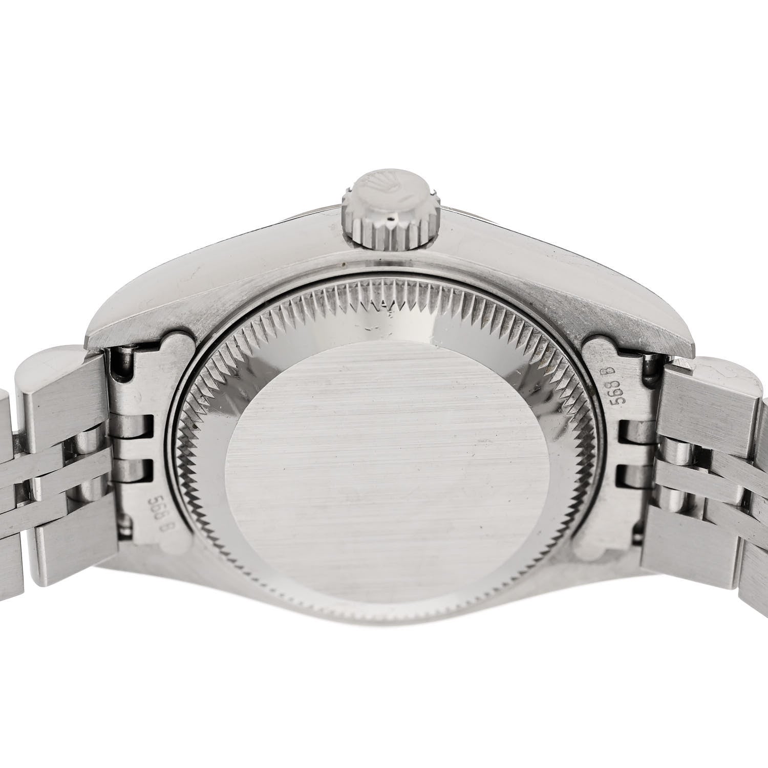Rolex Stainless Steel 18K White Gold 26mm Oyster Perpetual Datejust Watch White 69174 4 of 6