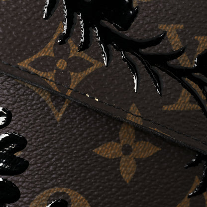 Louis Vuitton Monogram Blossom Pochette Felicie Chain Wallet Black 14 of 14