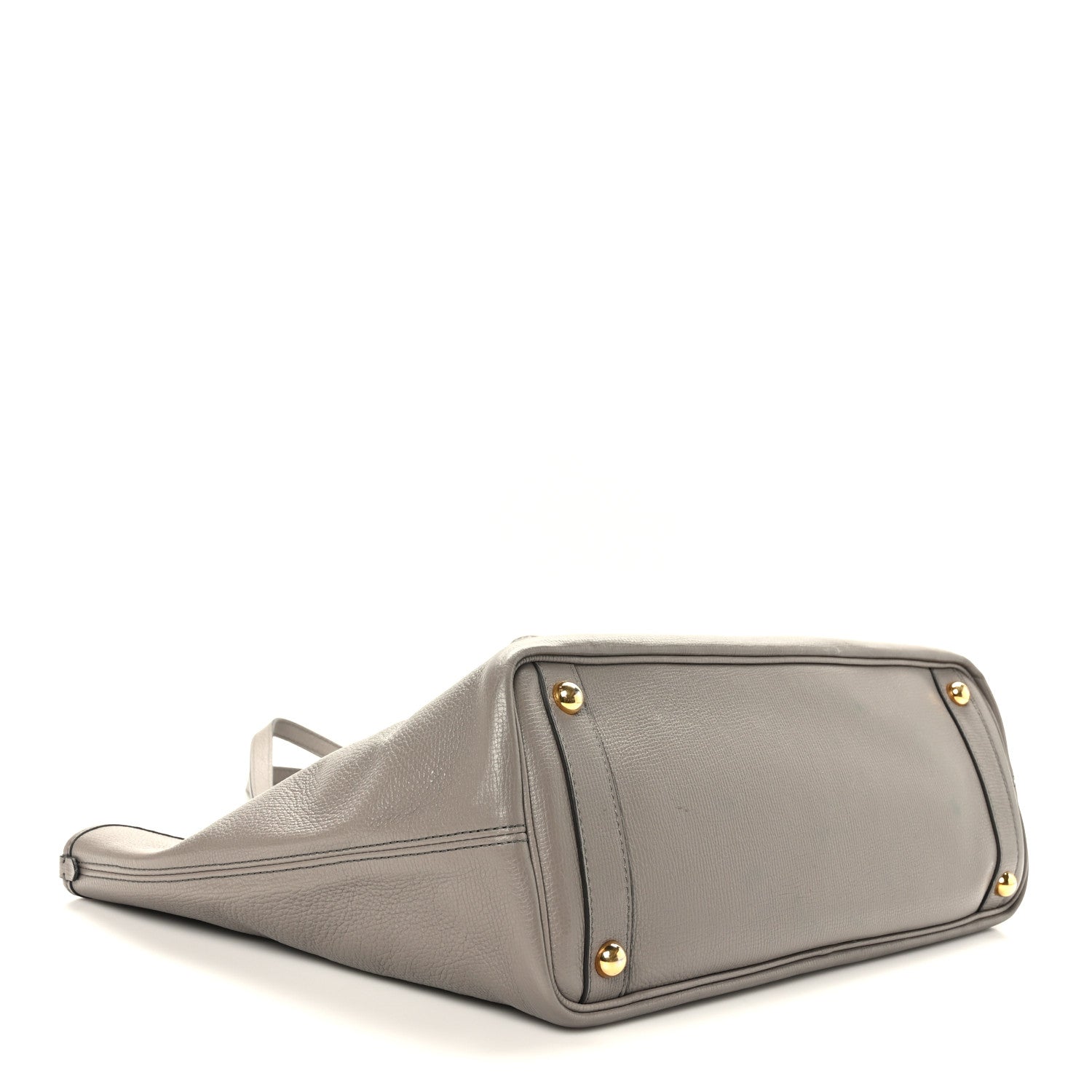 Burberry Grainy Calfskin Medium Honeybrook Tote Thistle Grey 4 of 10