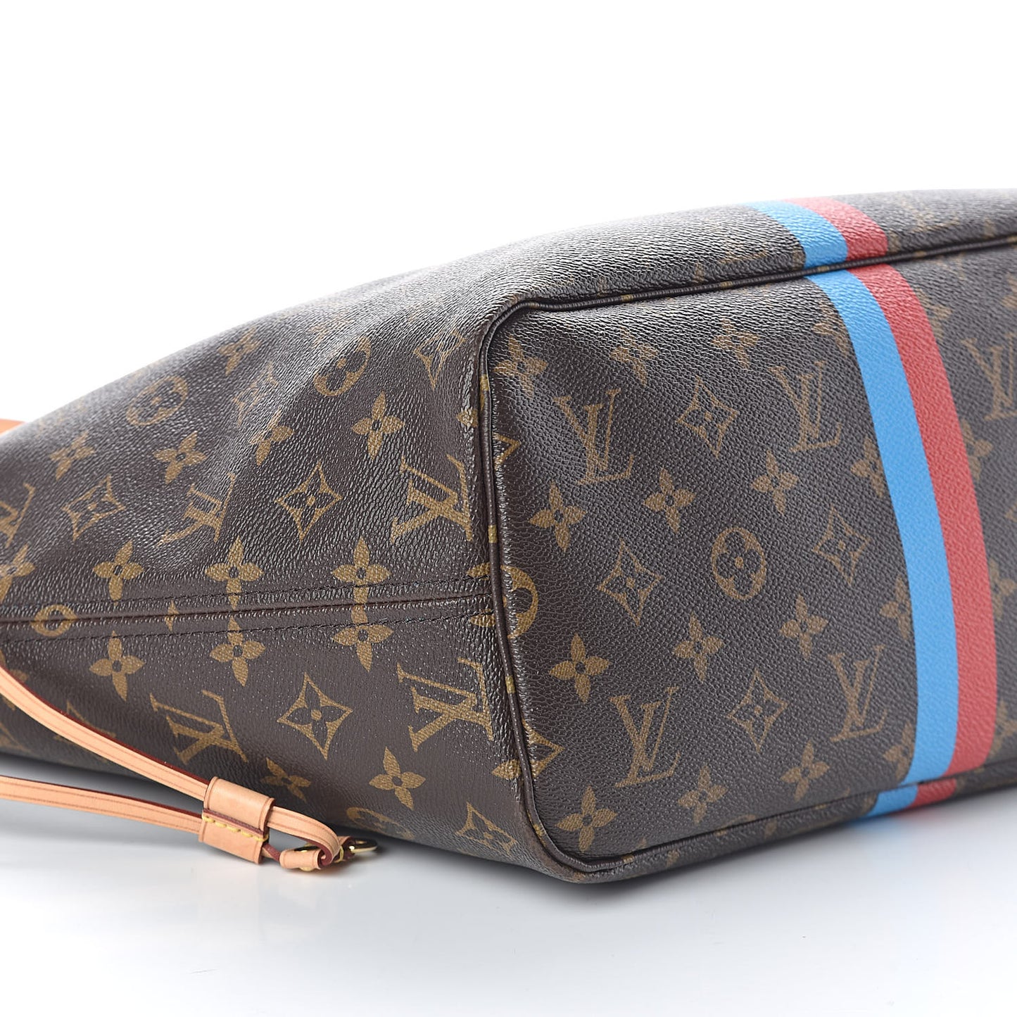 Monogram My LV Heritage Neverfull MM Blue Clair Rouge