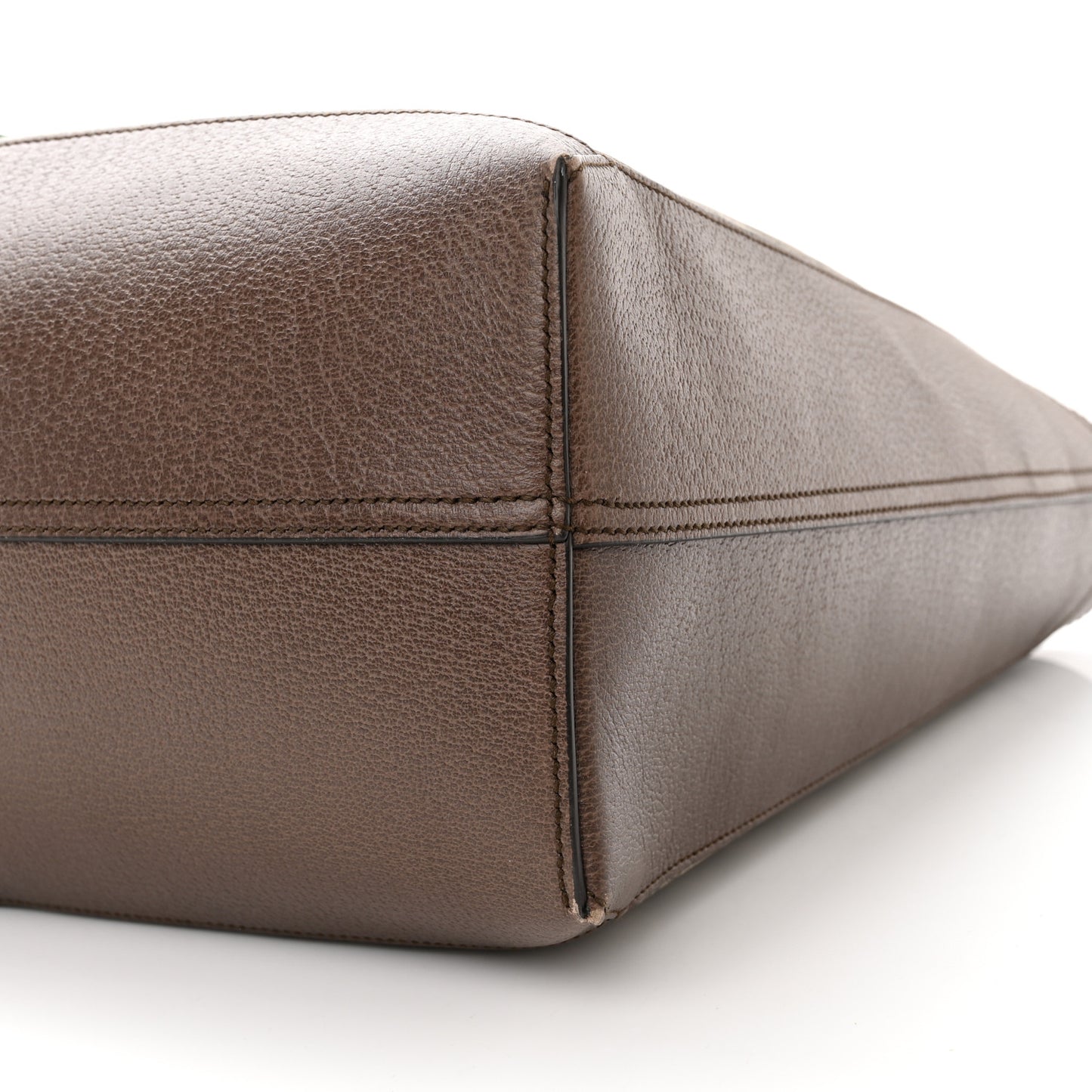 GG Supreme Monogram Web Ophidia Tote Brown
