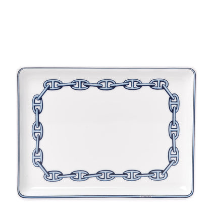 Hermes Porcelain Chaine d'Ancre Sushi Plate 1 of 6