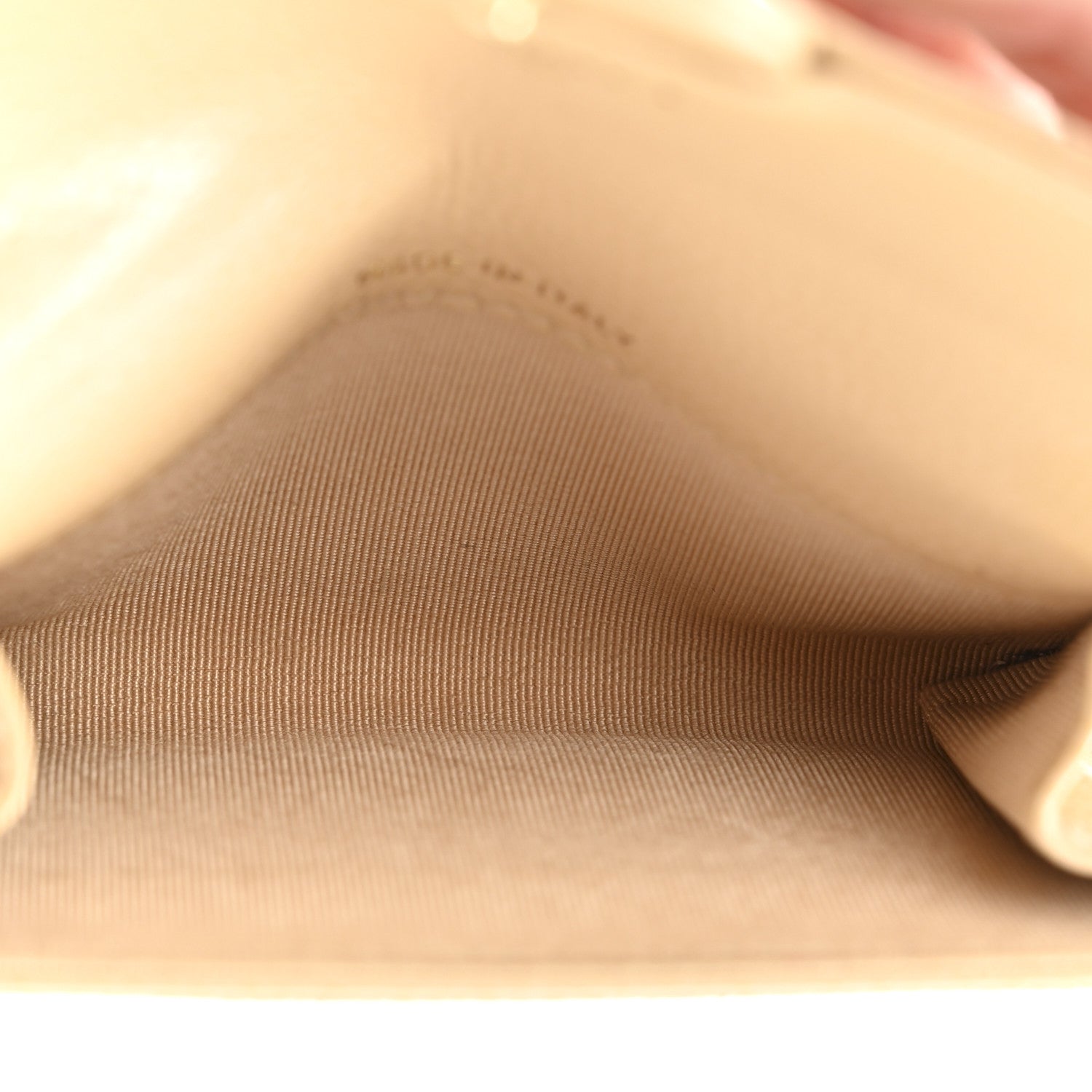 Chanel Caviar Quilted Flap Card Holder Wallet Beige 5 of 11