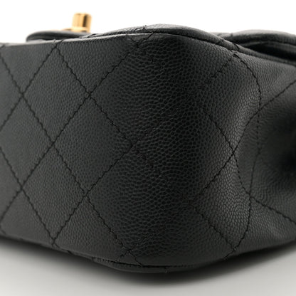 Chanel Caviar Quilted Mini Square Flap Black 10 of 10