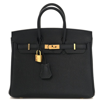 Hermes Togo Birkin 25 Black 1 of 12