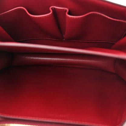 Celine Box Calfskin Medium Classic Box Flap Bag Burgundy 5 of 12
