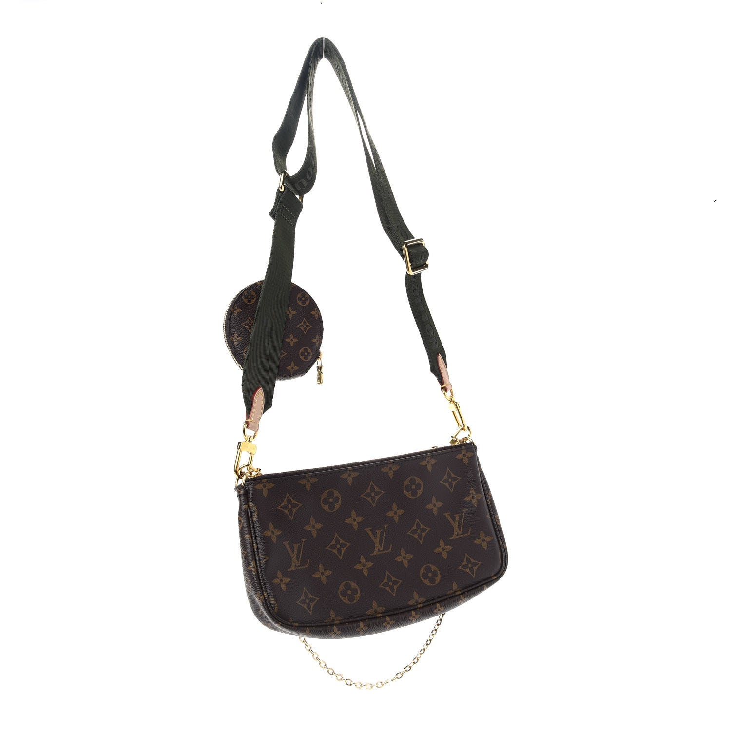 Louis Vuitton Monogram Multi Pochette Accessories Kaki 3 of 10