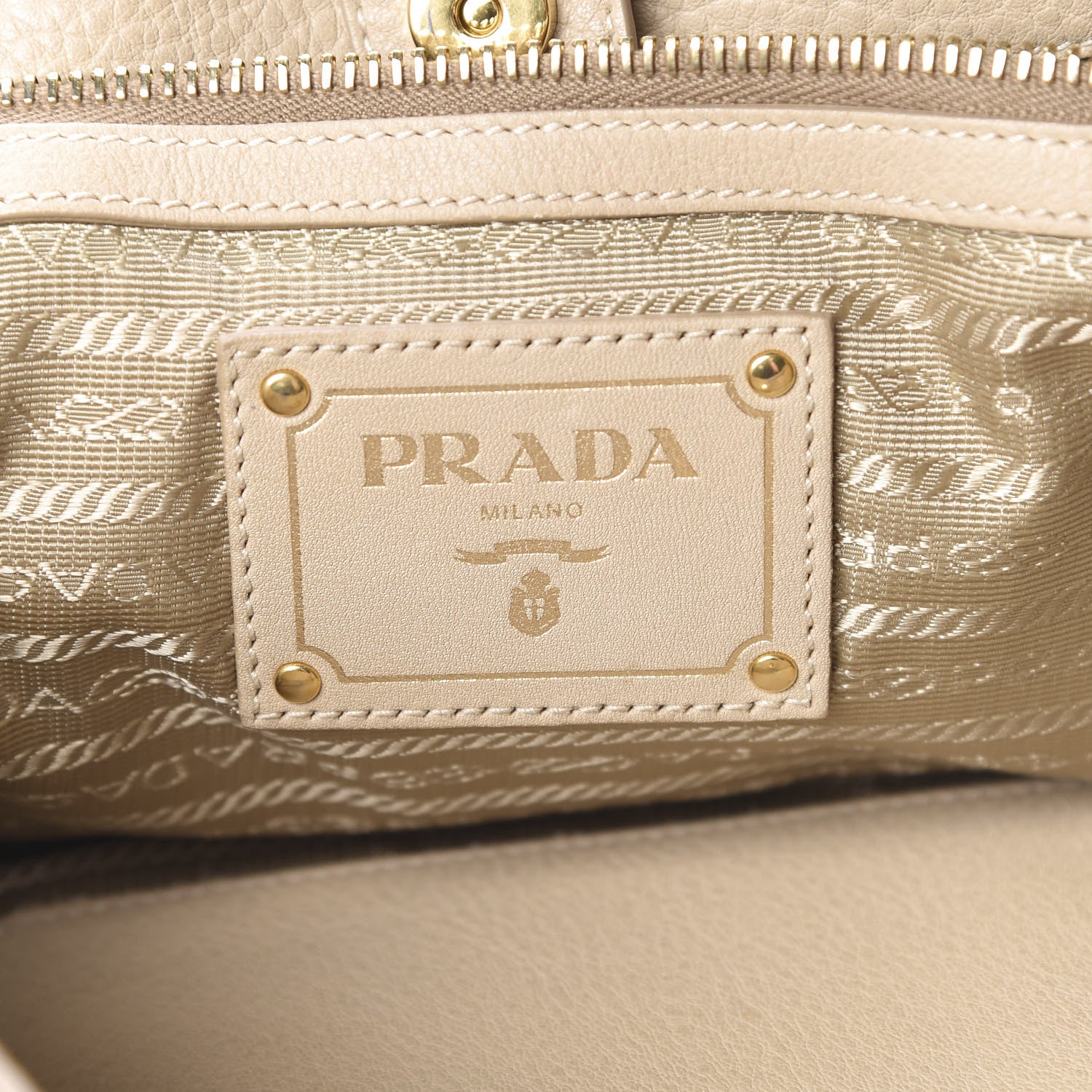 Prada Vitello Daino Hobo Sabbia 6 of 14