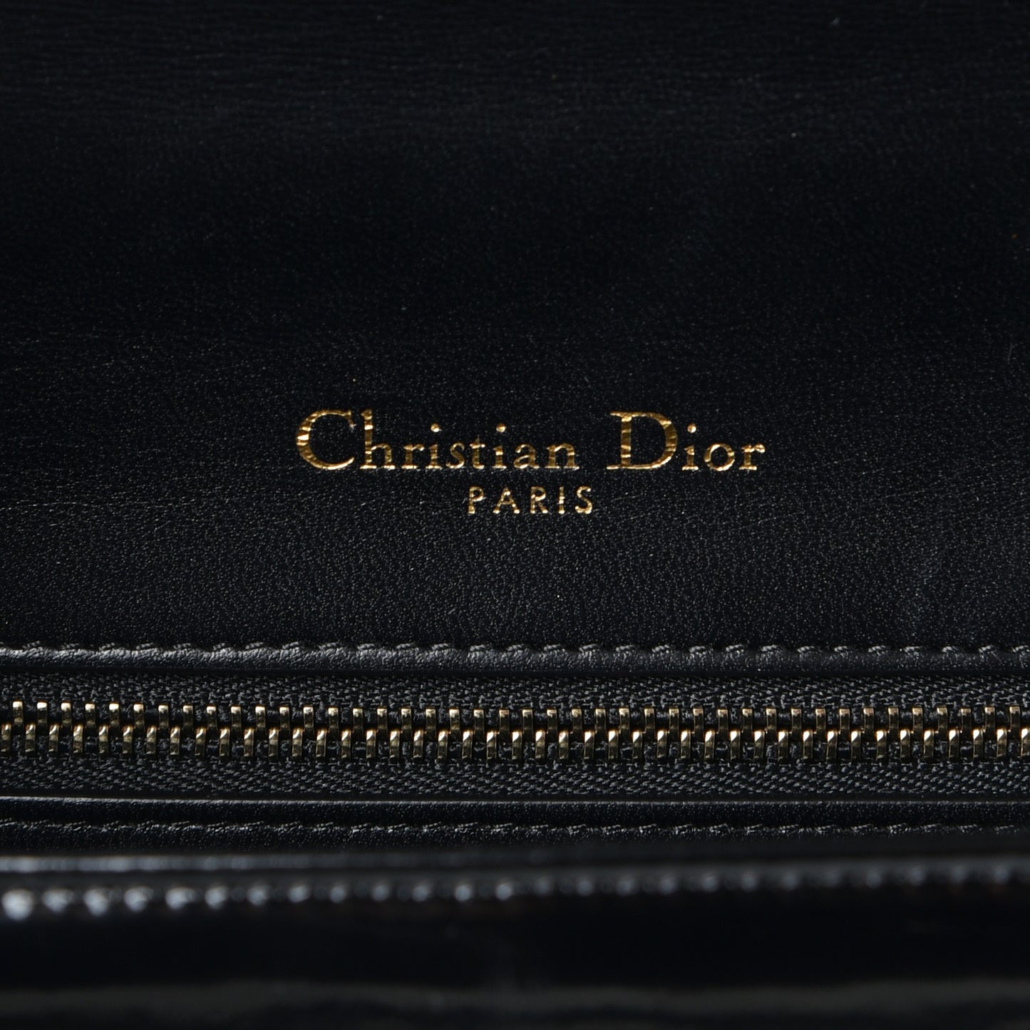 Patent Studded Medium Diorama Flap Bag Black