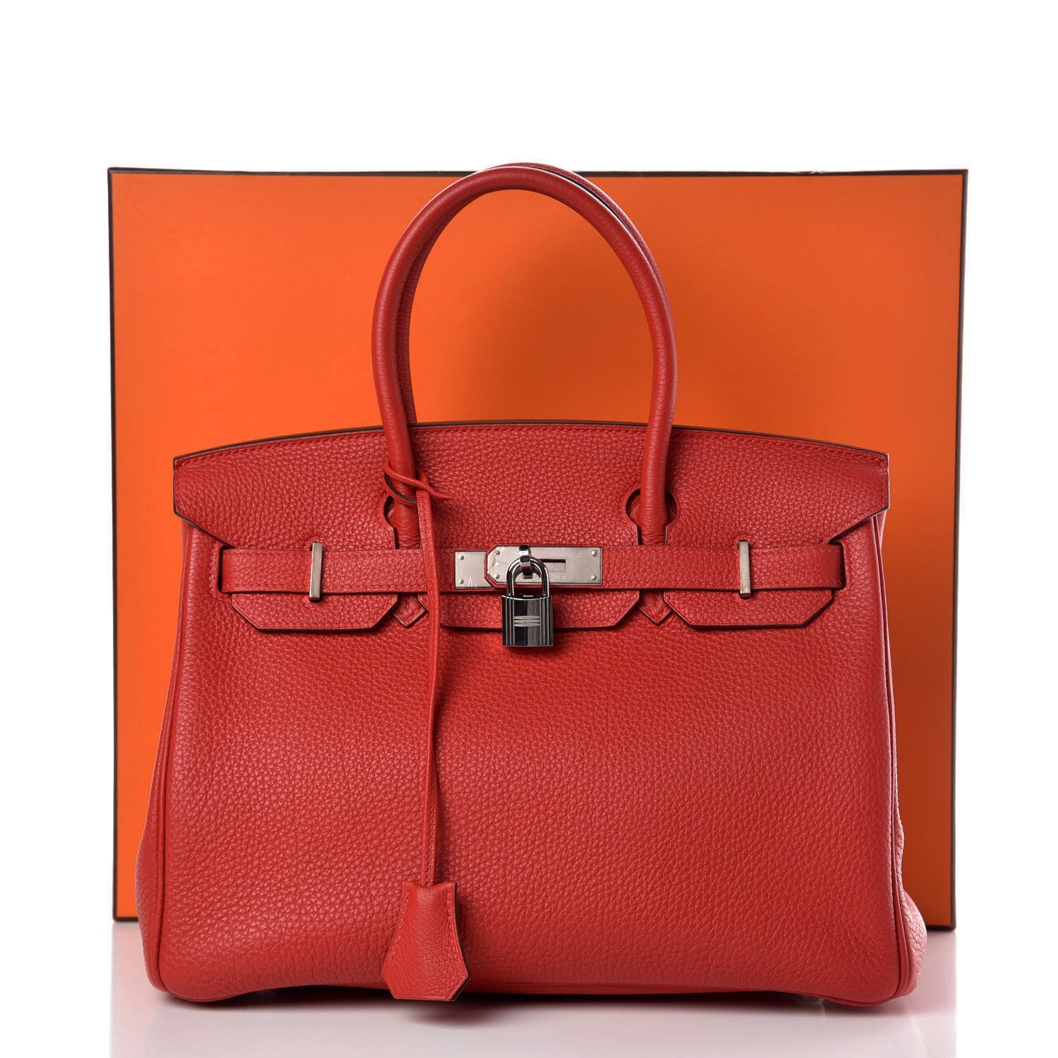 Hermes Togo Birkin 30 Rouge Casaque 19 of 19