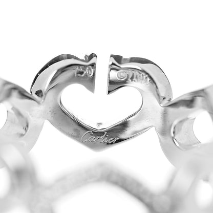 Cartier 18K White Gold Diamond Hearts and Symbols Ring 48 4.5 4 of 4