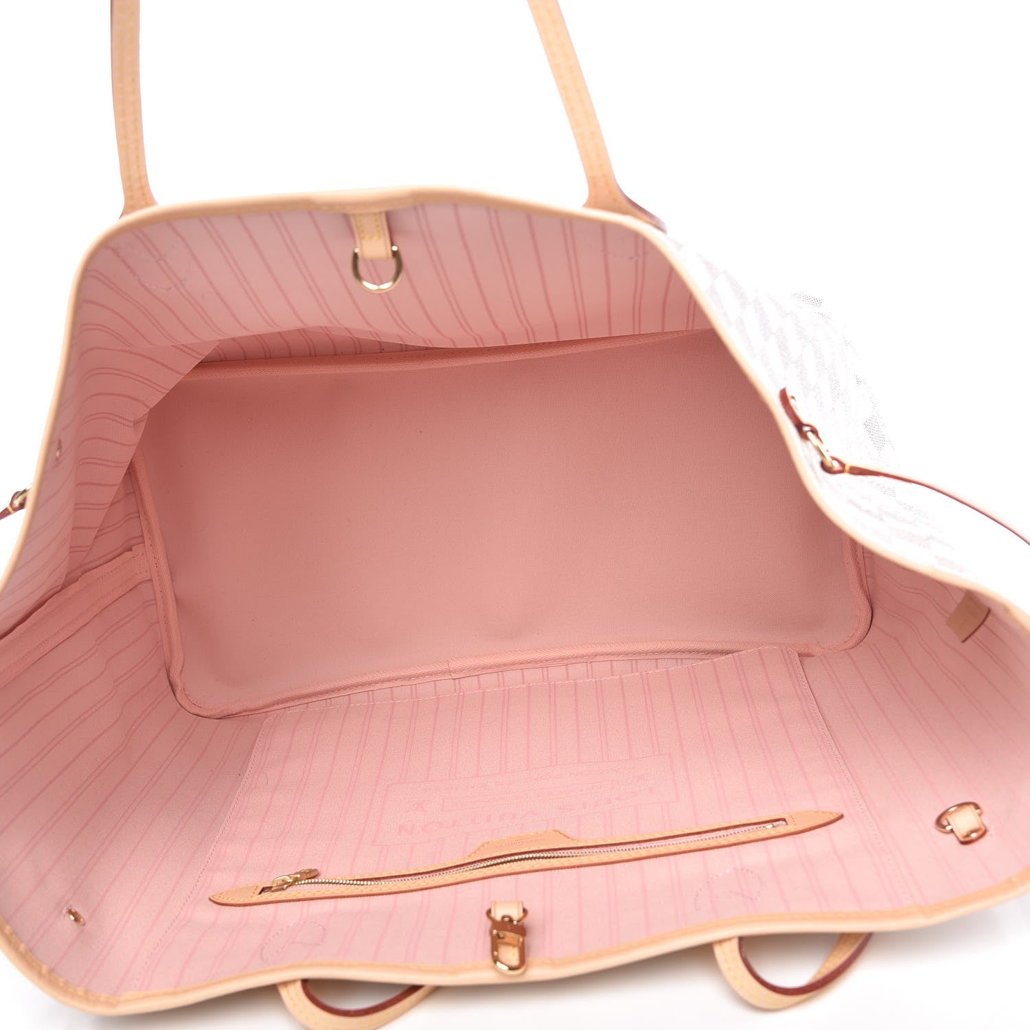 Louis Vuitton Damier Azur Neo Neverfull GM Rose Ballerine 7 of 11