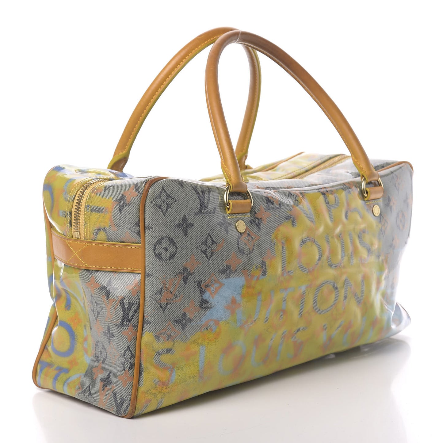 Monogram Pulp Defile Weekender PM Yellow