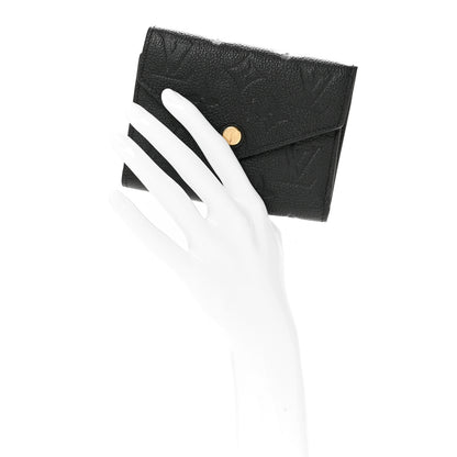 Louis Vuitton Empreinte Victorine Wallet Black 2 of 9