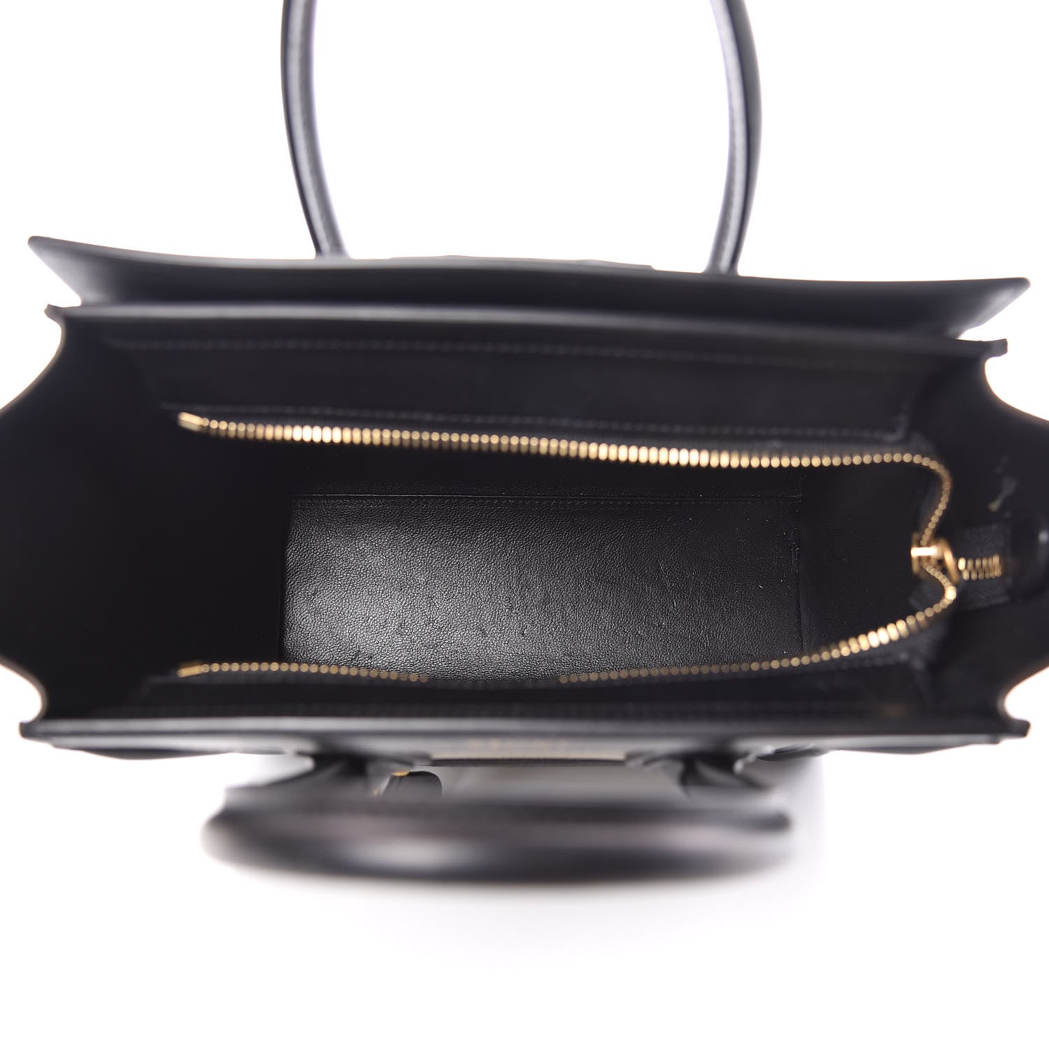 Celine Smooth Drummed Calfskin Nano Tri-Color Luggage Stone 7 of 13
