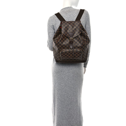 Louis Vuitton Damier Ebene Montsouris GM Backpack 2 of 12