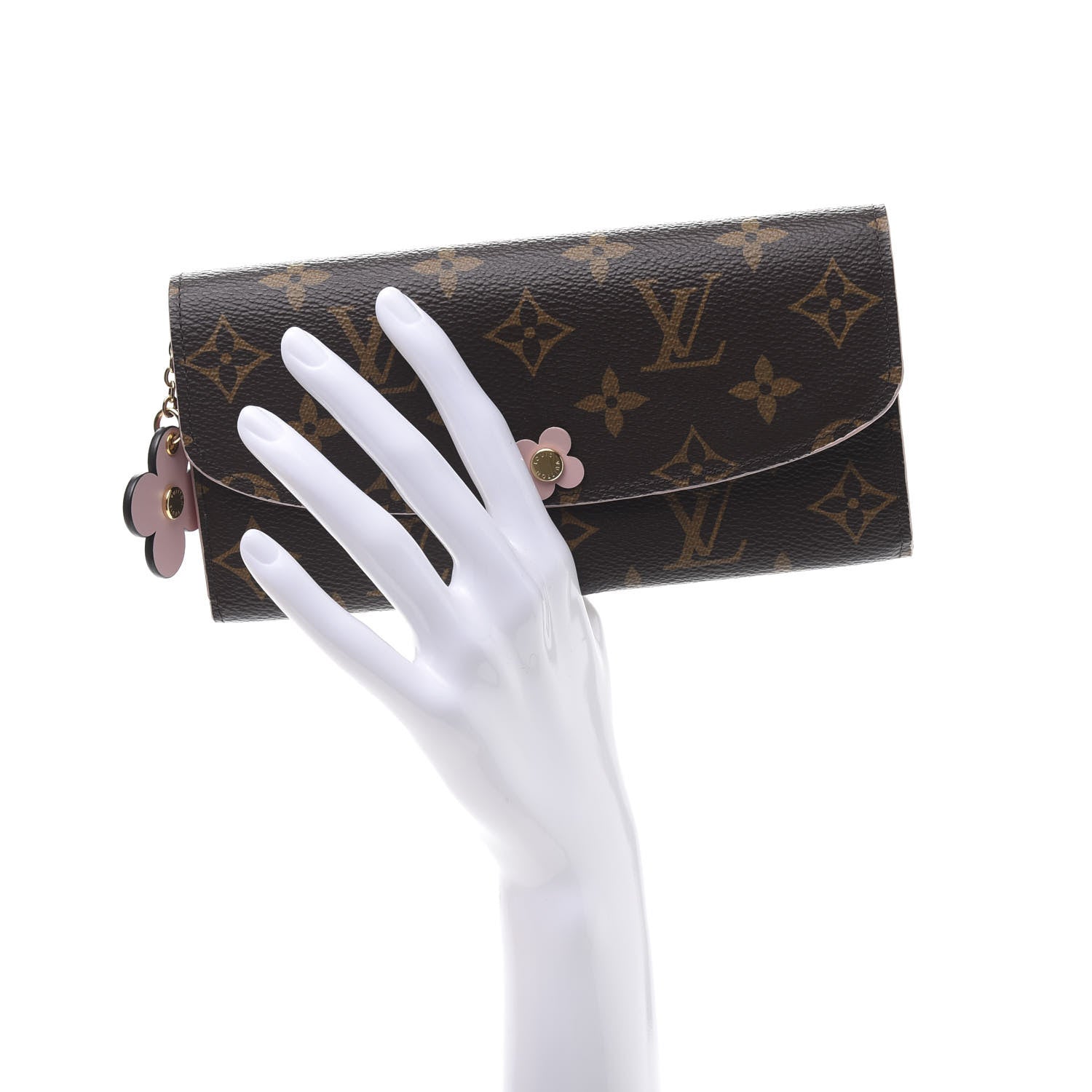 Louis Vuitton Monogram Bloom Flower Emilie Wallet 2 of 7