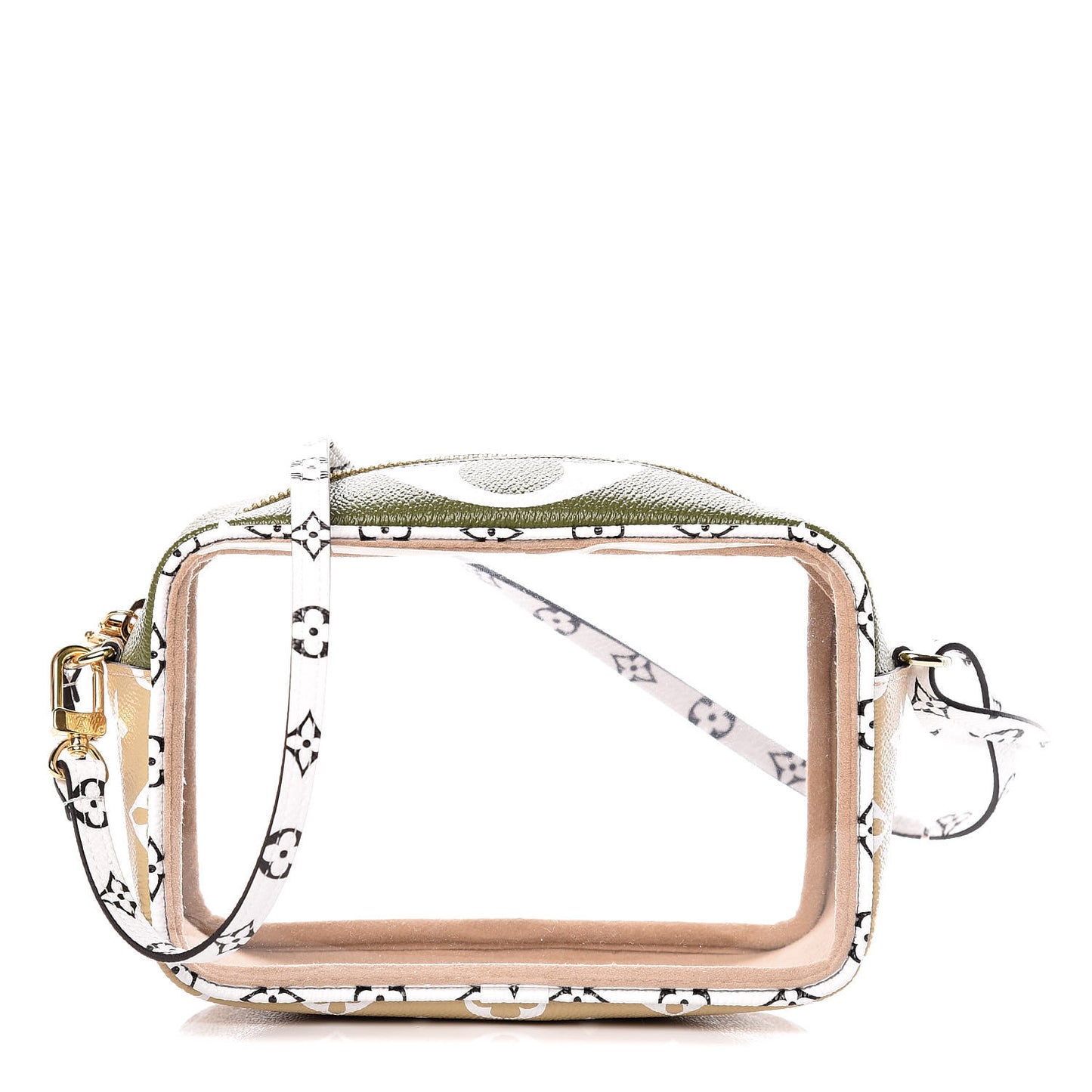 Monogram Giant Beach Pouch Kaki