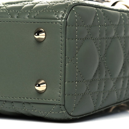 Christian Dior Lambskin Cannage Small My ABCDior Lady Dior Army Green 8 of 8