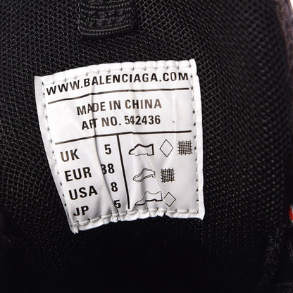 Balenciaga Mesh Nylon Womens Track Sneakers 38 Black Gris 8 of 8