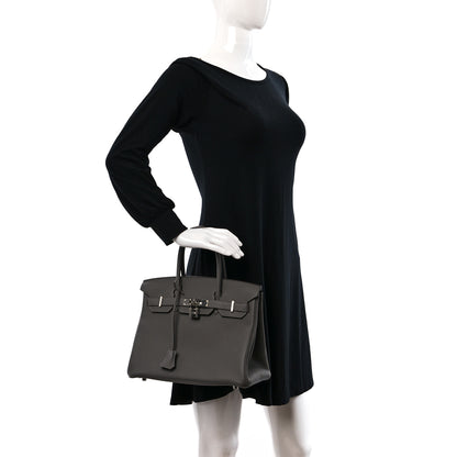 Hermes Togo Birkin 30 Gris Meyer 2 of 11