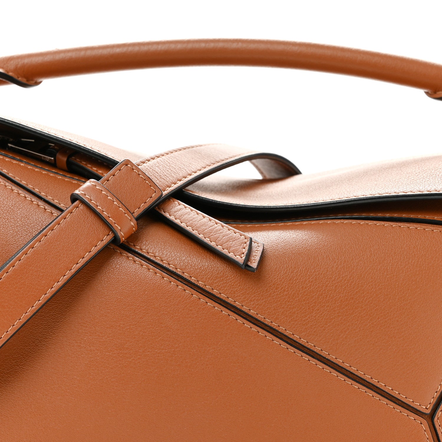 Loewe Calfskin Small Puzzle Bag Tan 8 of 10