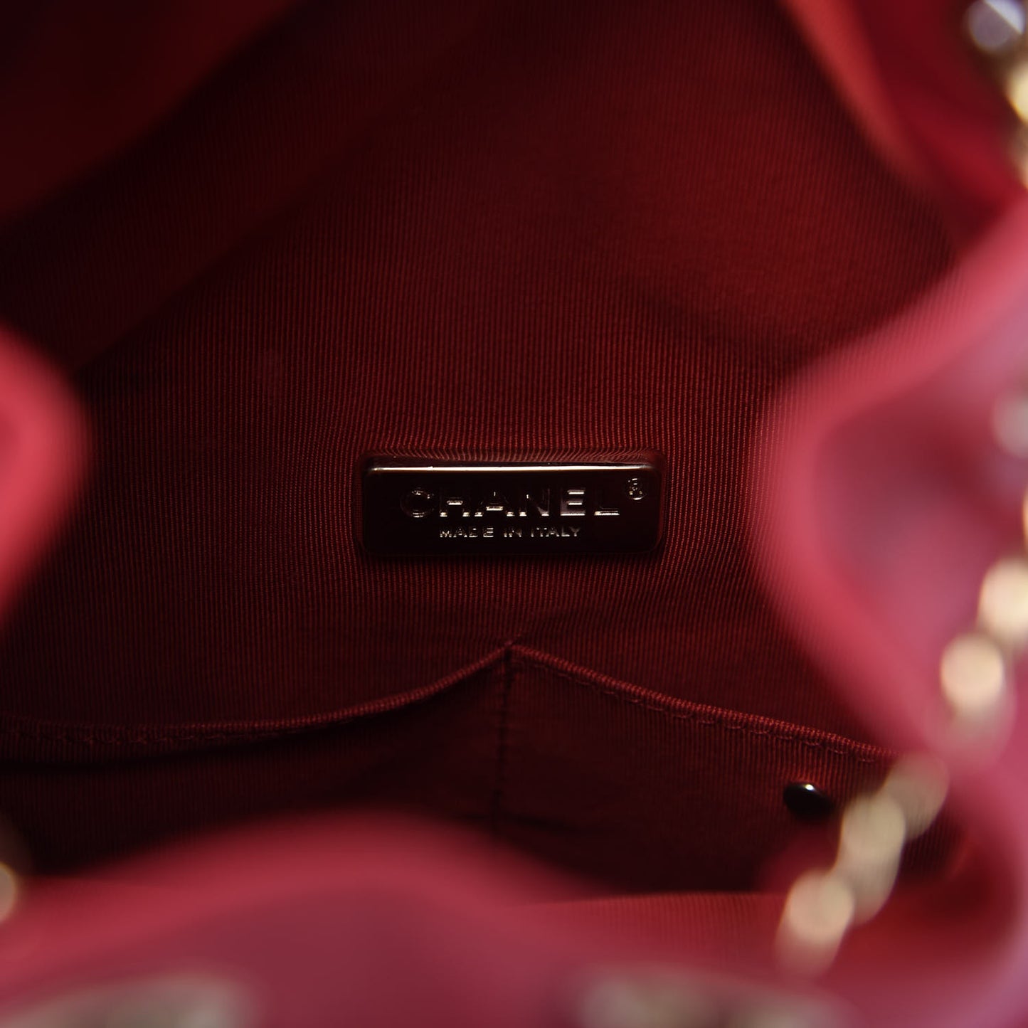 Lambskin Quilted Small in Seoul Backpack Dark Pink