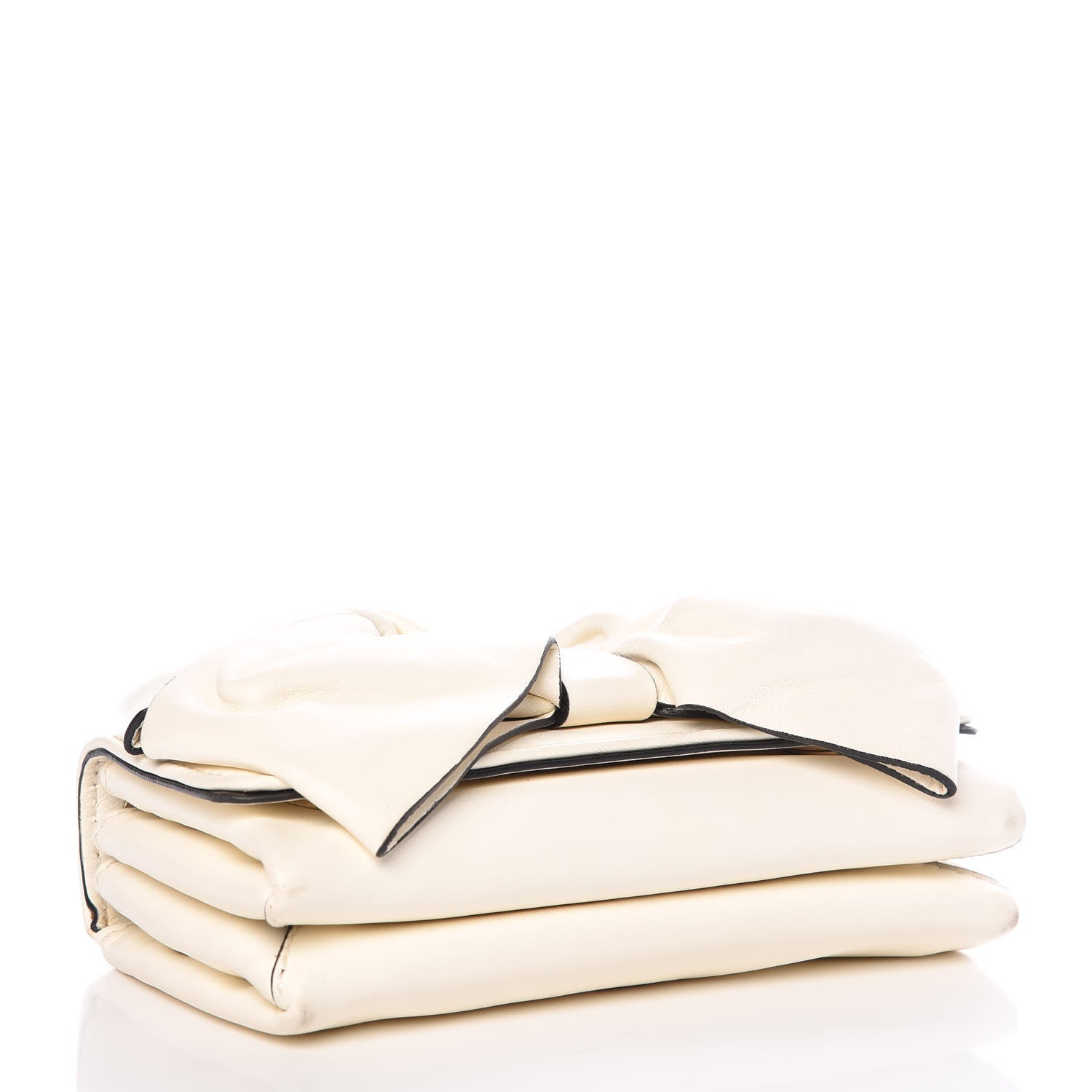 Valentino Garavani Nappa Bow Flap Shoulder Bag White 4 of 8