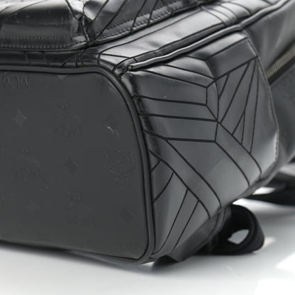 MCM Calfskin Small Bionic Backpack Black 10 of 10