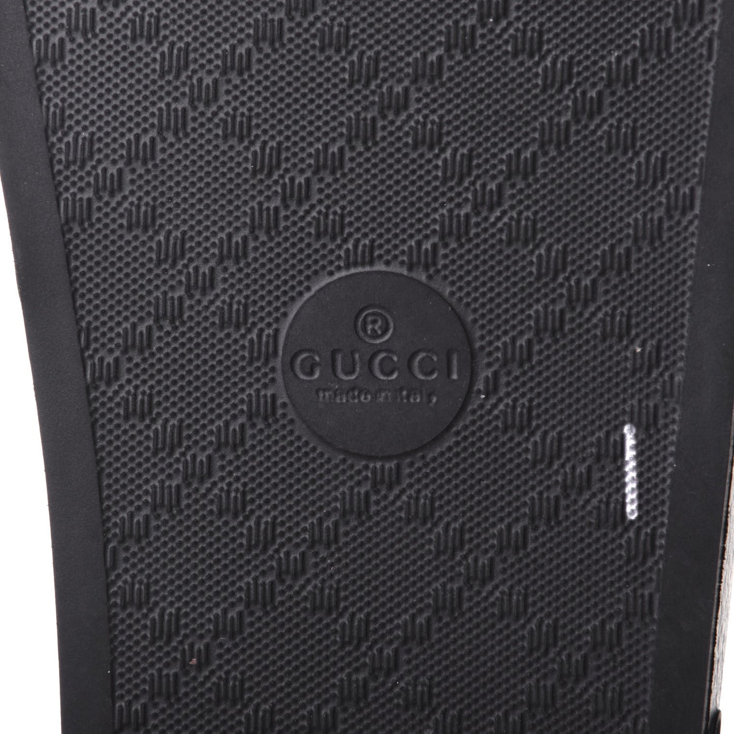 Rubber Womens Logo Slide Sandals 37 Black