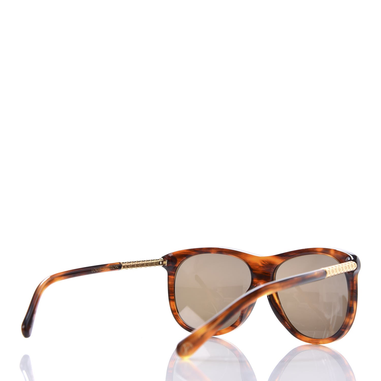 Louis Vuitton Vertigo Sunglasses Z0895E Tortoise 4 of 8