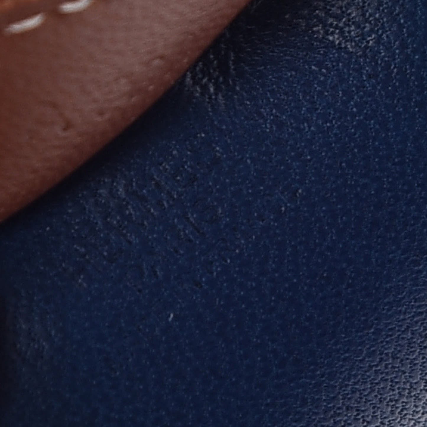 Hermes Milo Lambskin Grigri Rodeo Horse Bag Charm PM Bleu de Malte Rubis Fauve 3 of 5