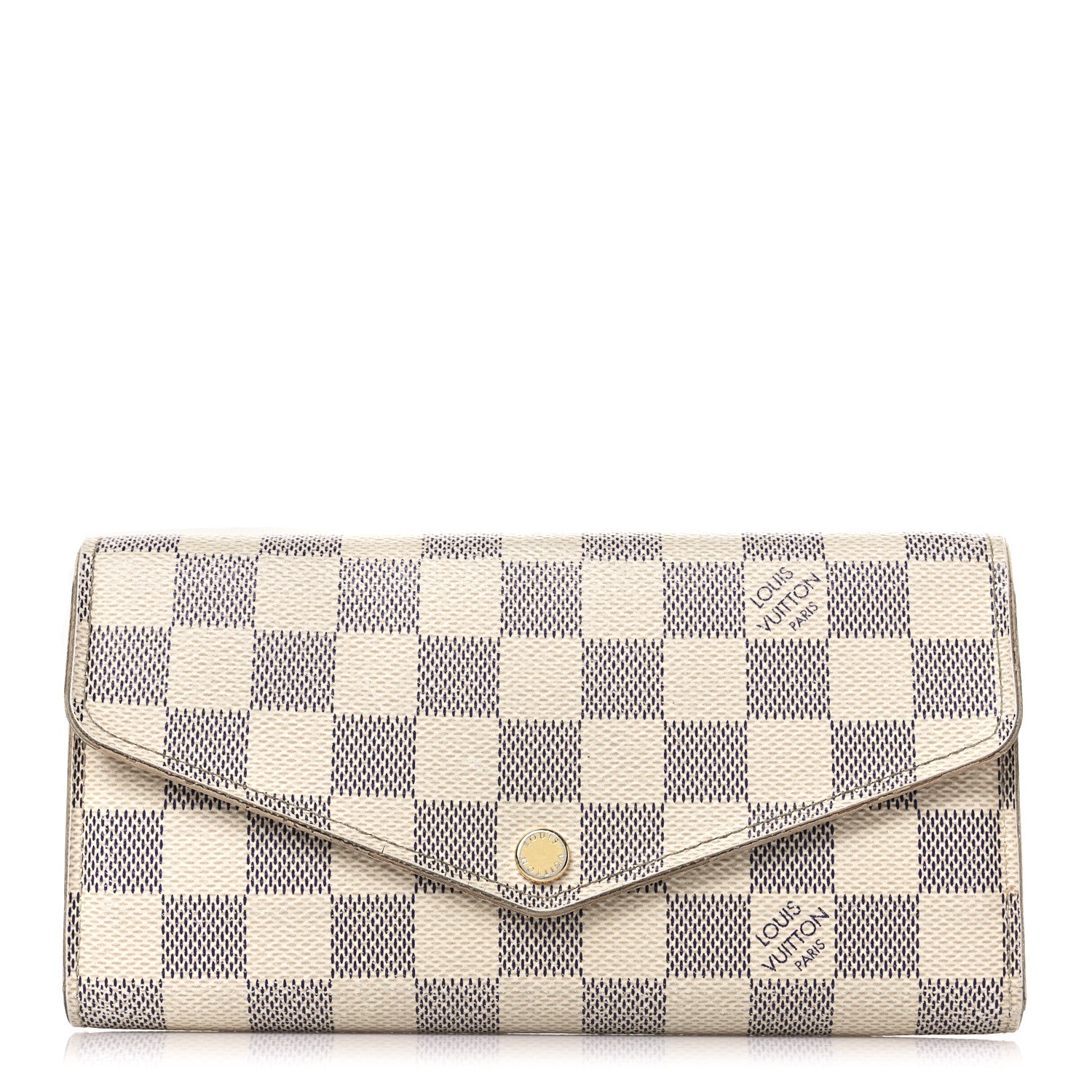 Louis Vuitton Damier Azur Sarah Wallet NM 1 of 12