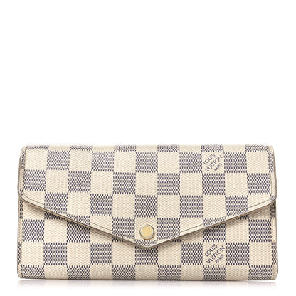 Louis Vuitton Damier Azur Sarah Wallet NM 1 of 12