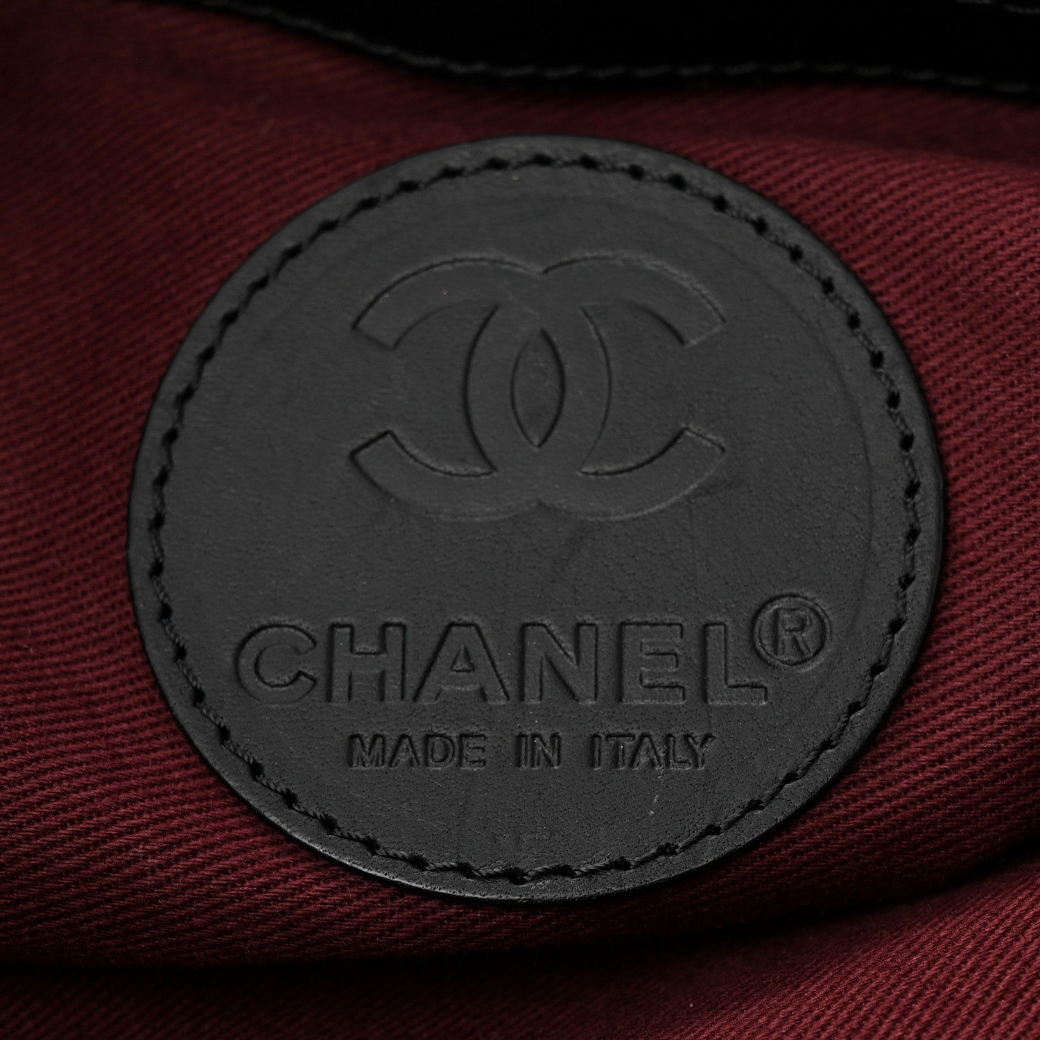 Chanel Coated Canvas Quilted Large Garment Travel Bag Black 6 of 10